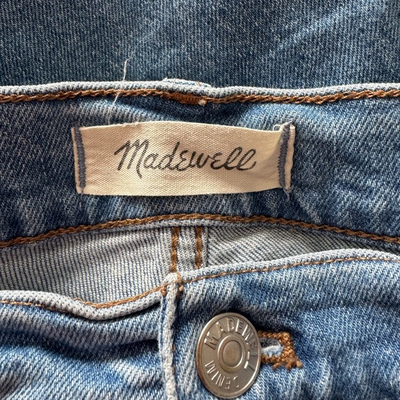 Madewell High Waist The Perfect Vintage Jean in Denman Wash Straight Leg Size 32 - Picture 9 of 12